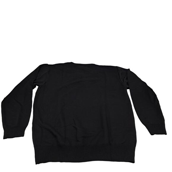 Billy London UK Black Soft Long Sleeve Ultra-soft Sweater V-Neck Size XL - Picture 1 of 9